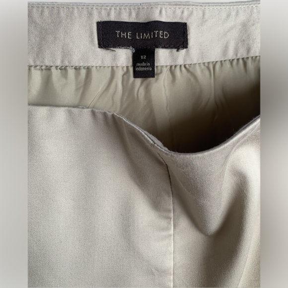 The LIMITED tan skirt, front pockets (unopened) wrinkle resistant, lined 12 - Picture 2 of 6